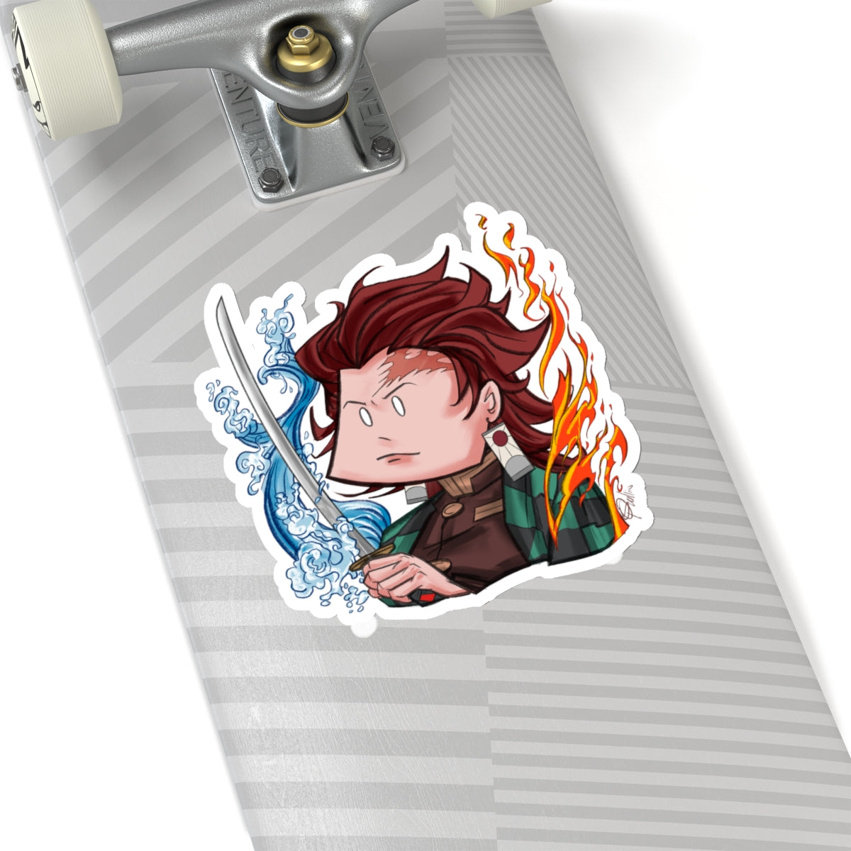 Demon Slayer Tanjiro Kamado Kiss-Cut Stickers