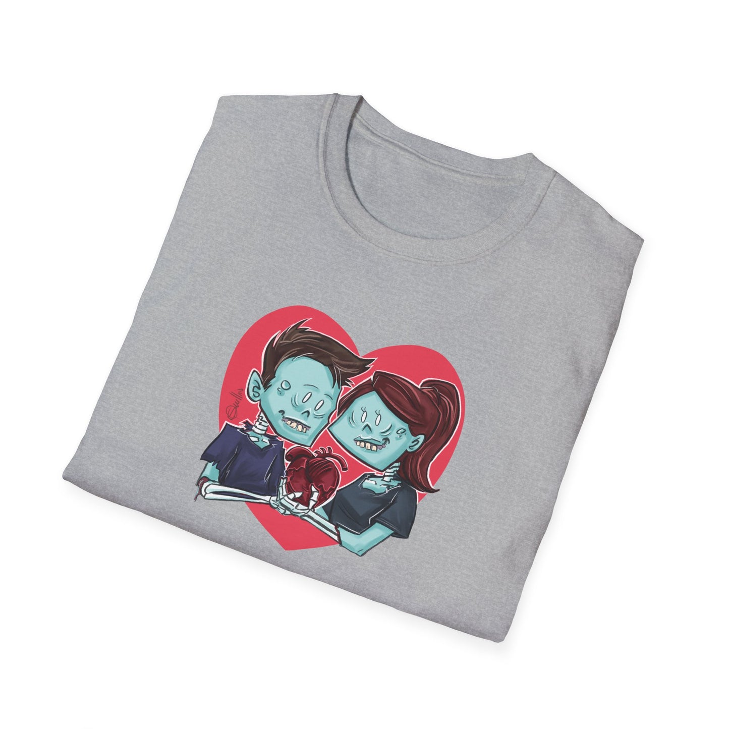 Cute Zombie Couple T-Shirt