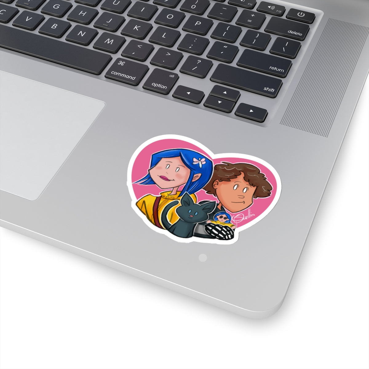 Whimsical Coraline & Wybie Kiss-Cut Stickers