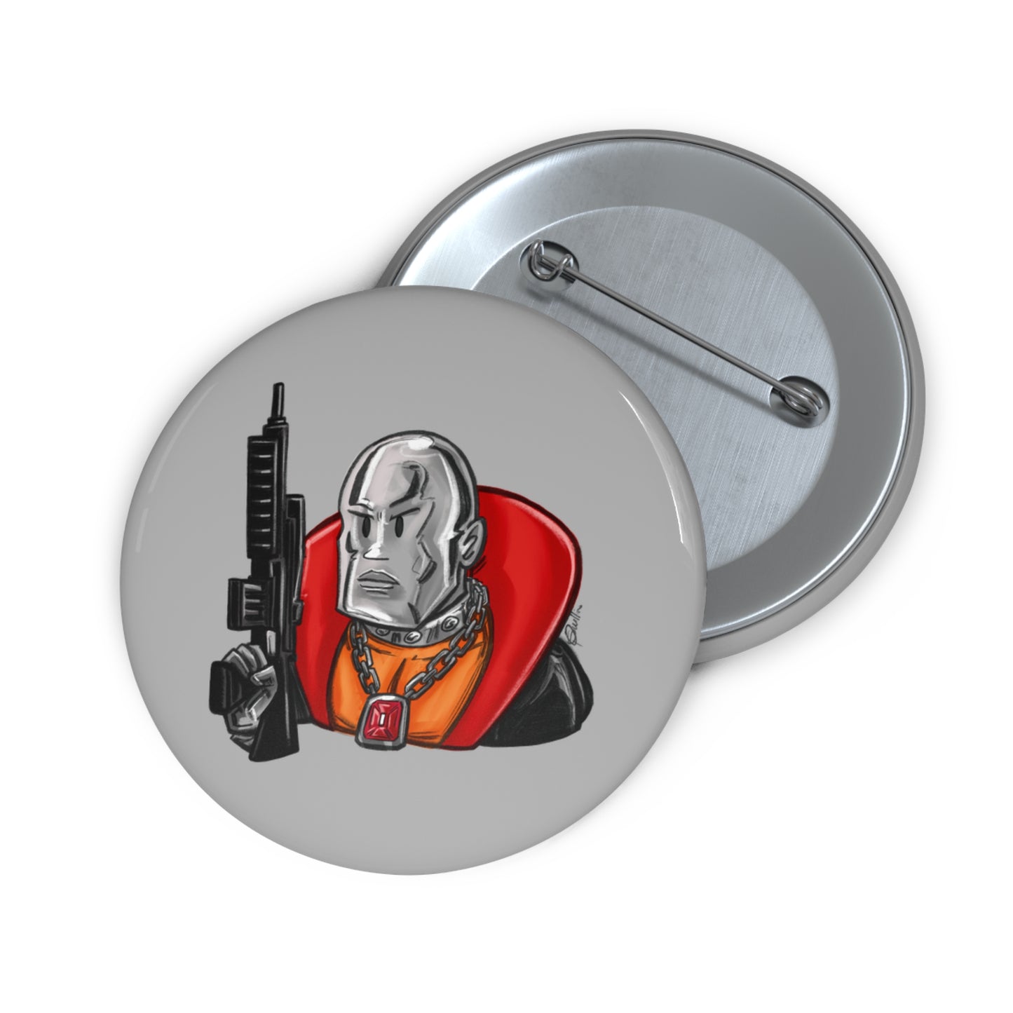 GI-Joe Destro Pin Button