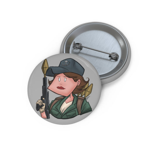 GI-Joe Lady Jaye Pin Button