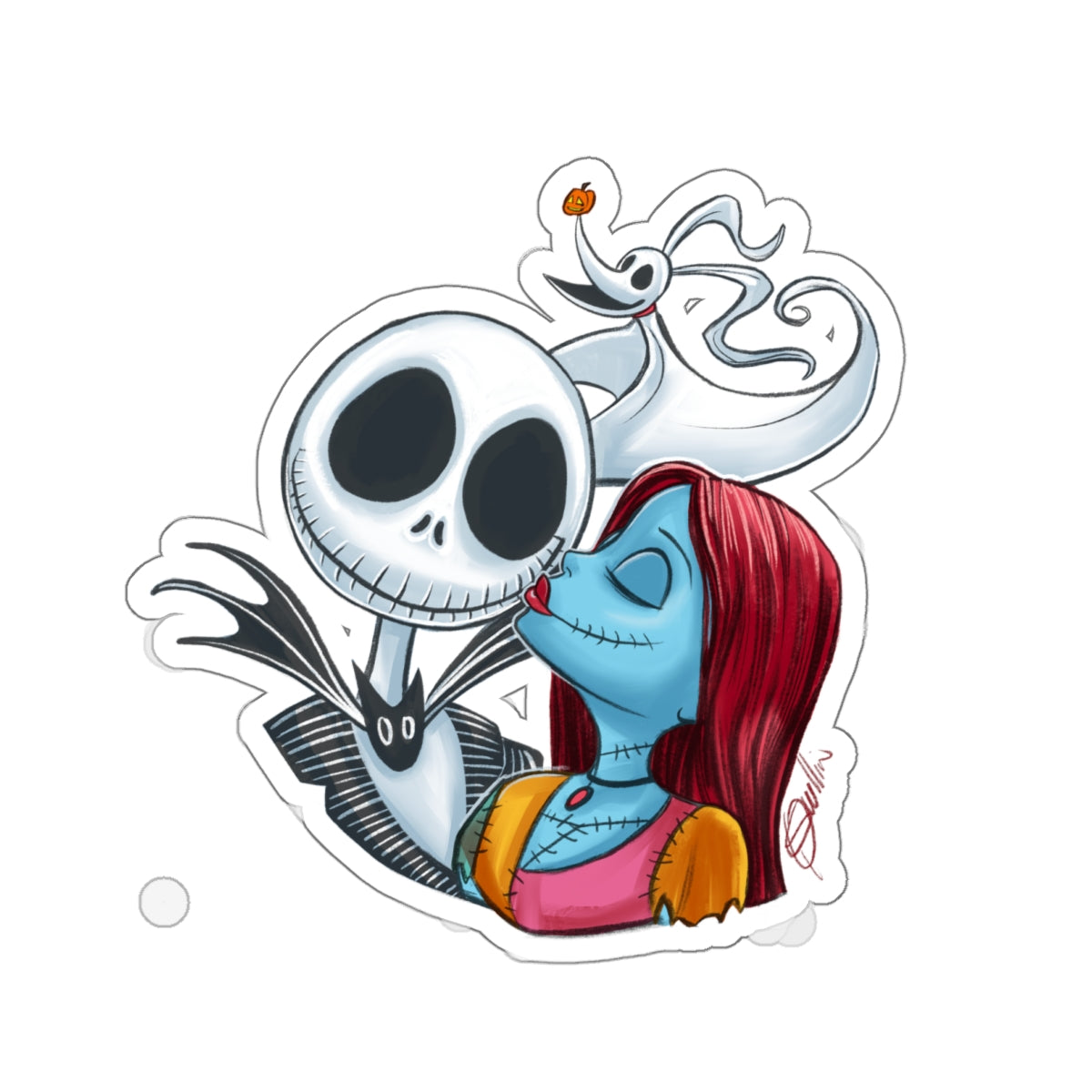 Sally & Jack Kiss-Cut Stickers