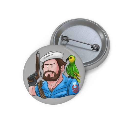 GI-Joe Shipwreck Pin Buttons