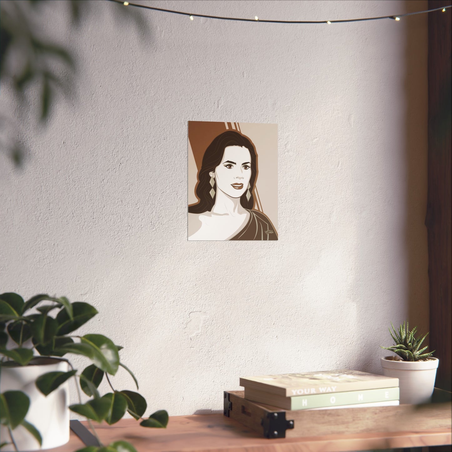 Diamond by Patrick Scullin. Elegant Fine Art Poster – Timeless Wall Décor for Home and Office