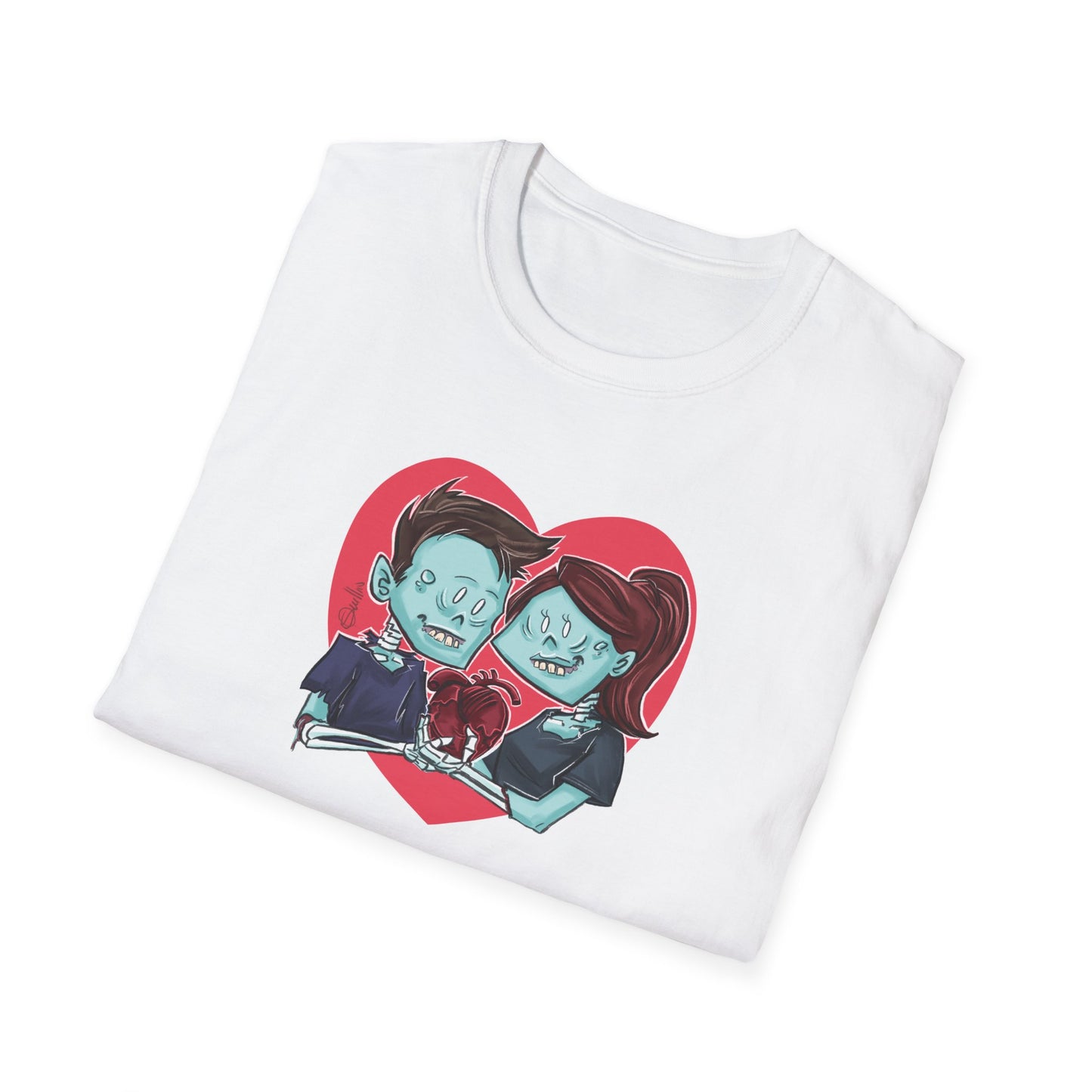 Cute Zombie Couple T-Shirt