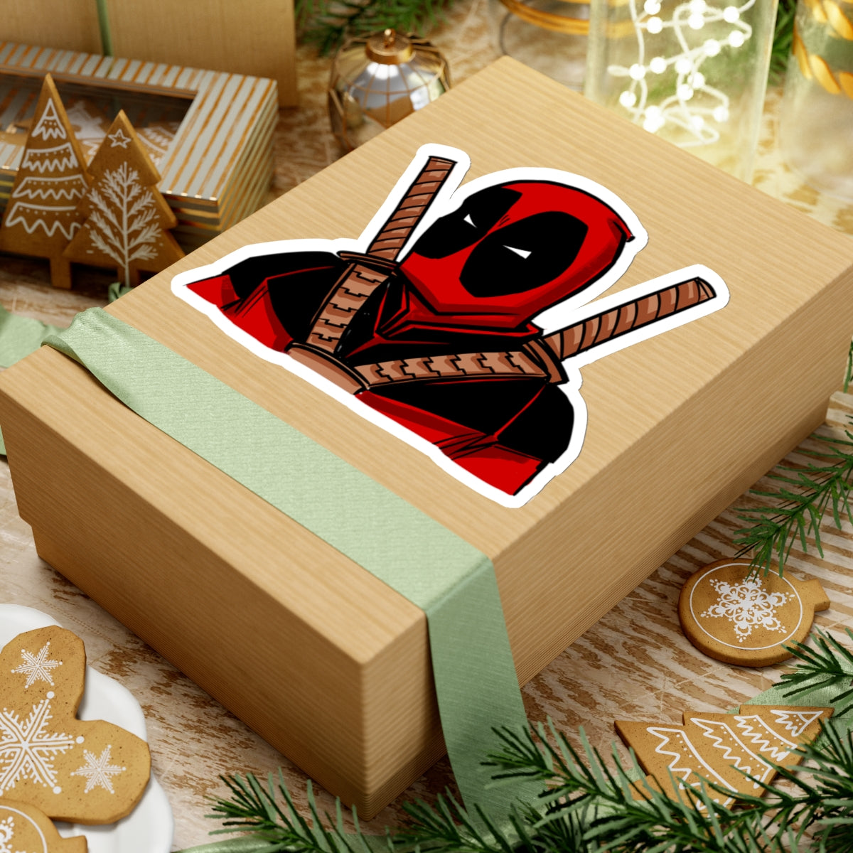 Deadpool Mouthy Merc Kiss-Cut Stickers