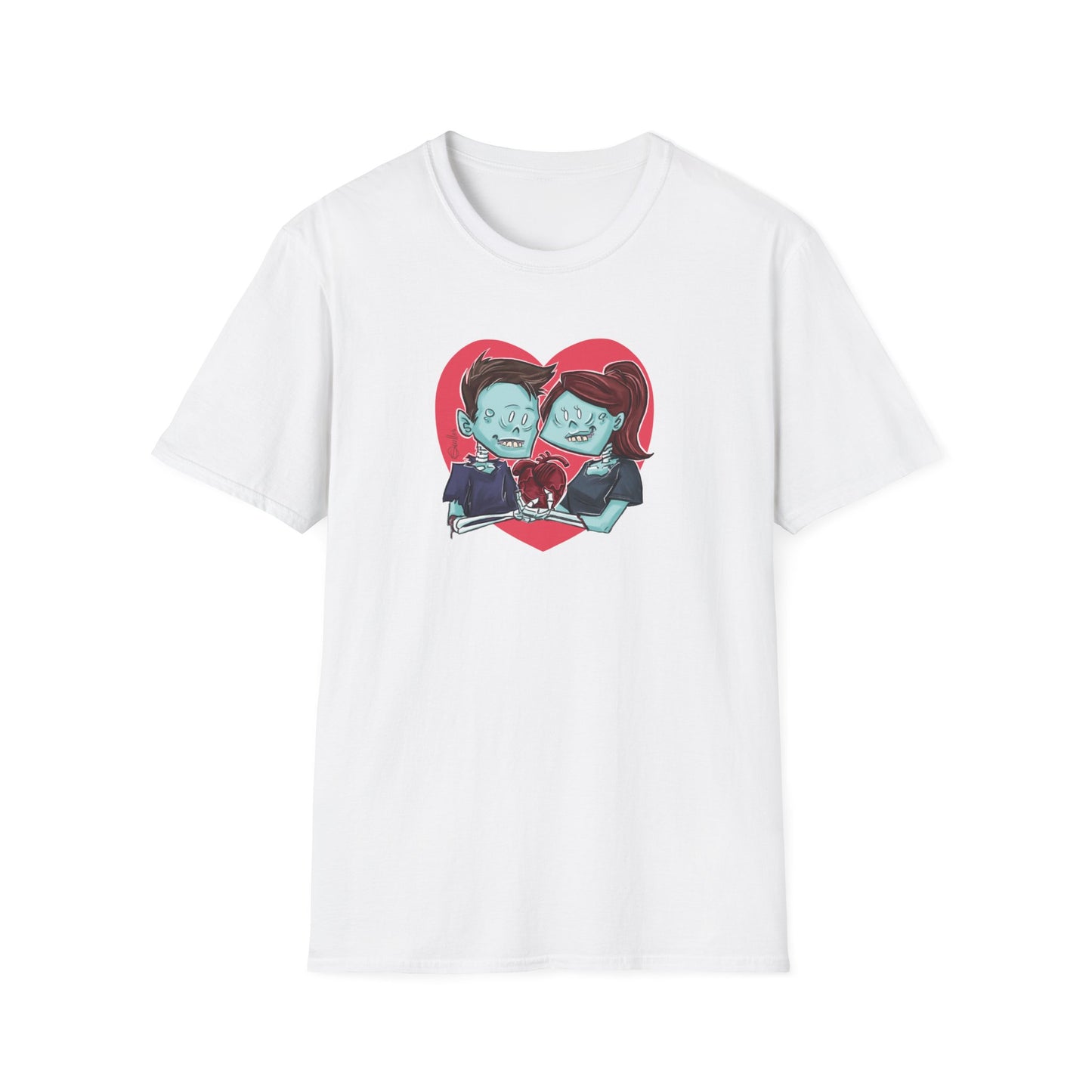 Cute Zombie Couple T-Shirt