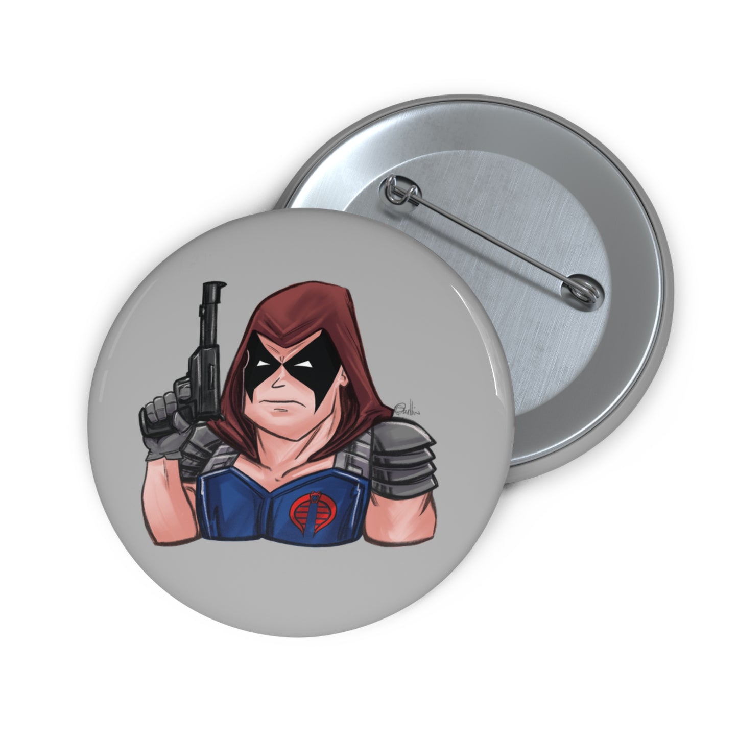GI-Joe Zartan Pin Buttons