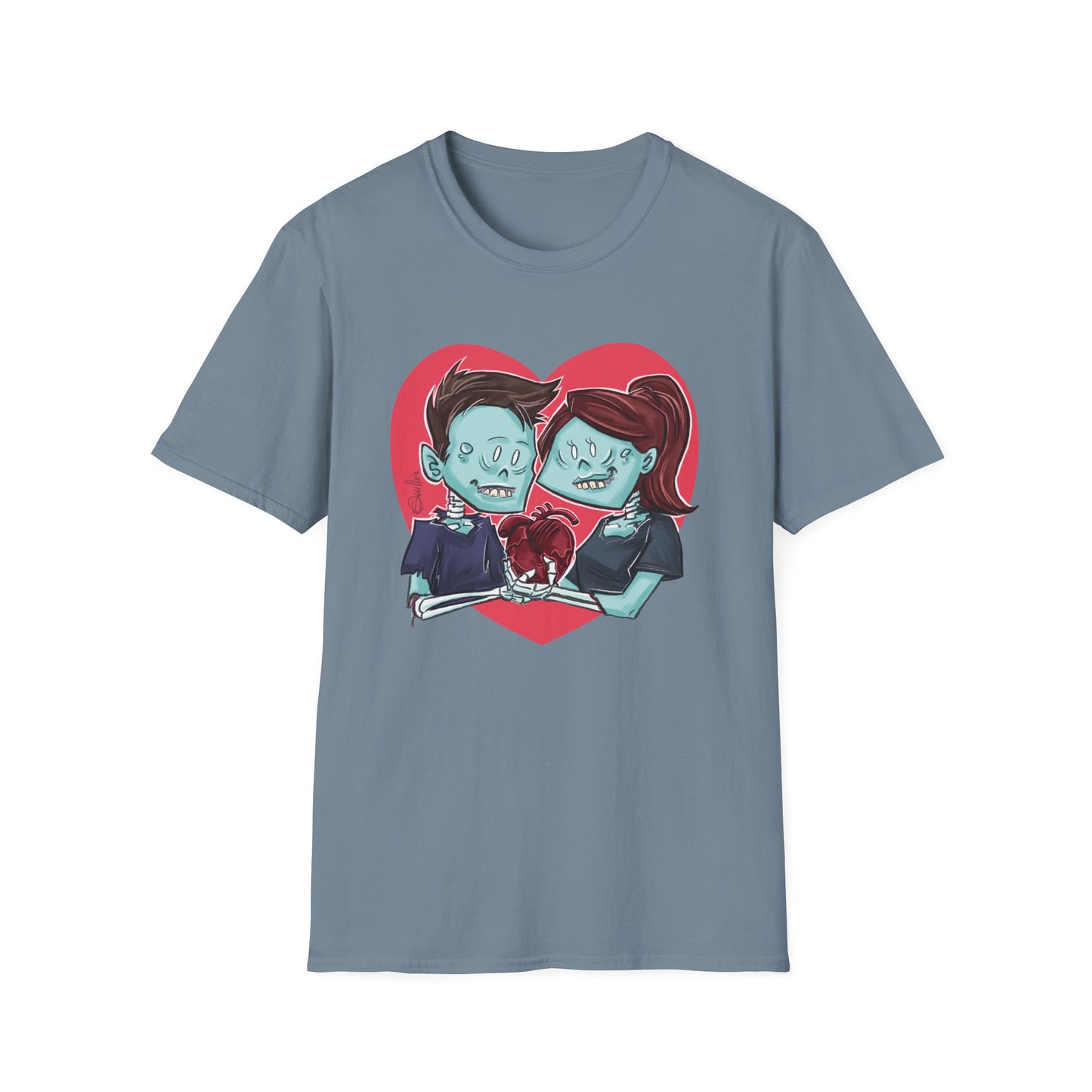 Cute Zombie Couple T-Shirt