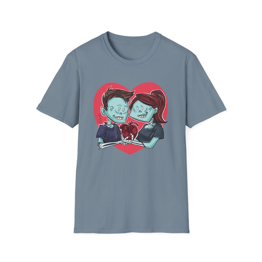 Cute Zombie Couple T-Shirt