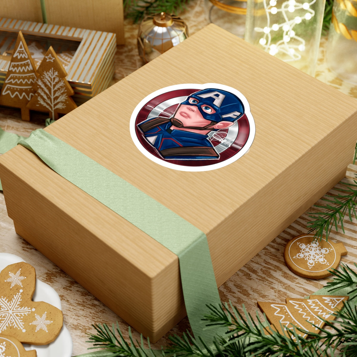 Captain America Kiss-Cut Stickers