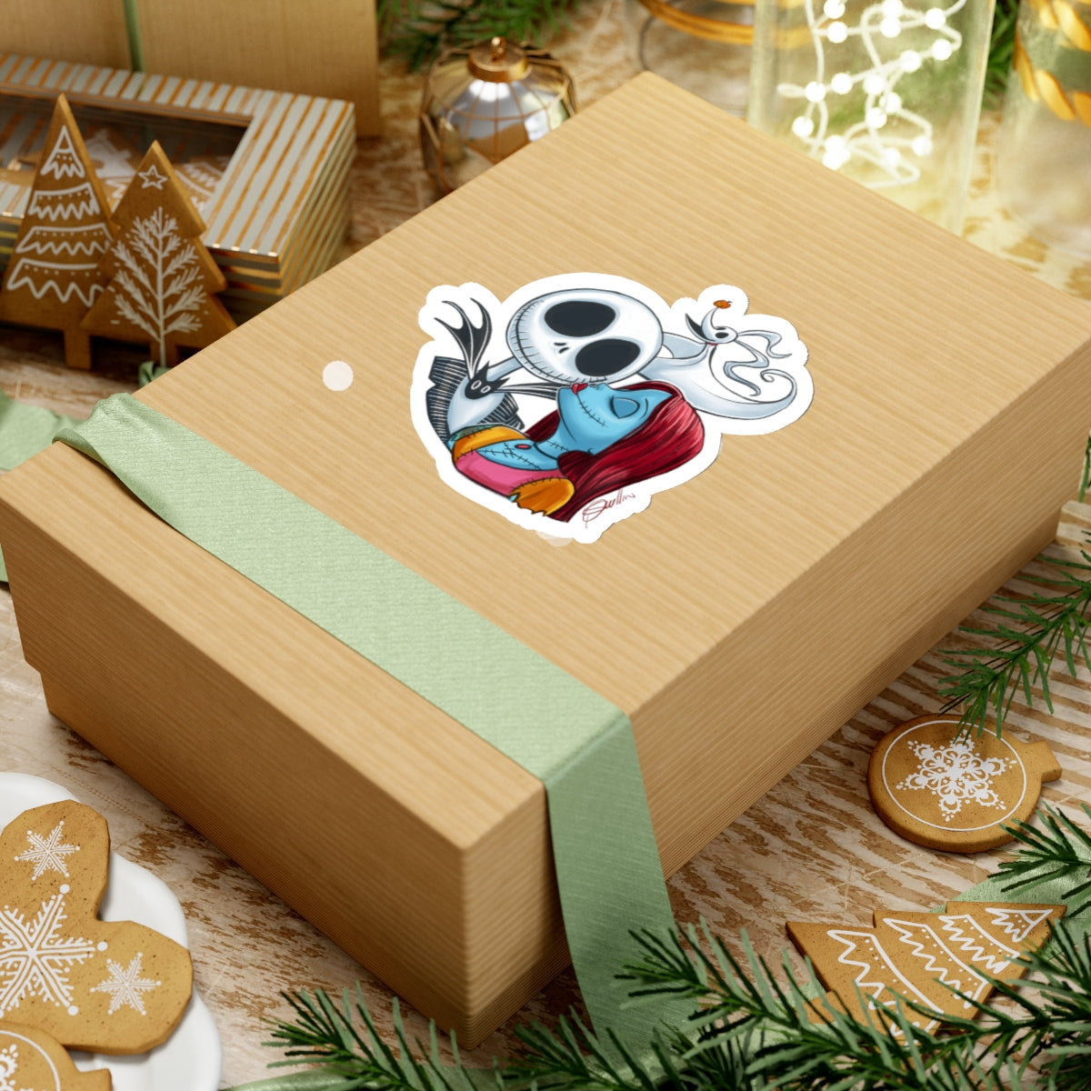 Sally & Jack Kiss-Cut Stickers