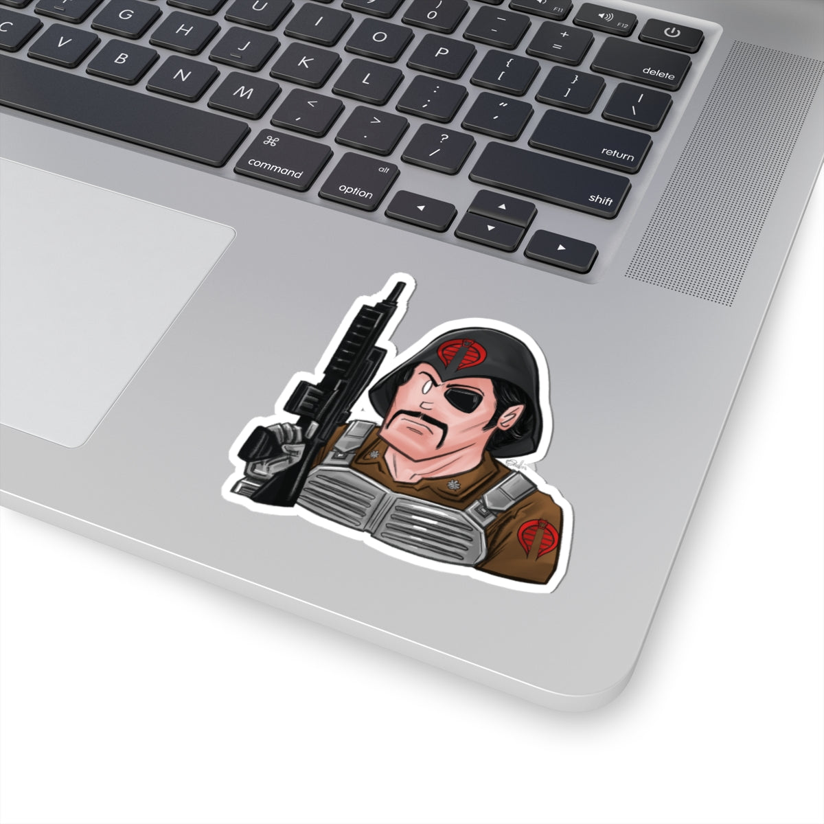 GI-Joe Major Bludd Kiss-Cut Sticker