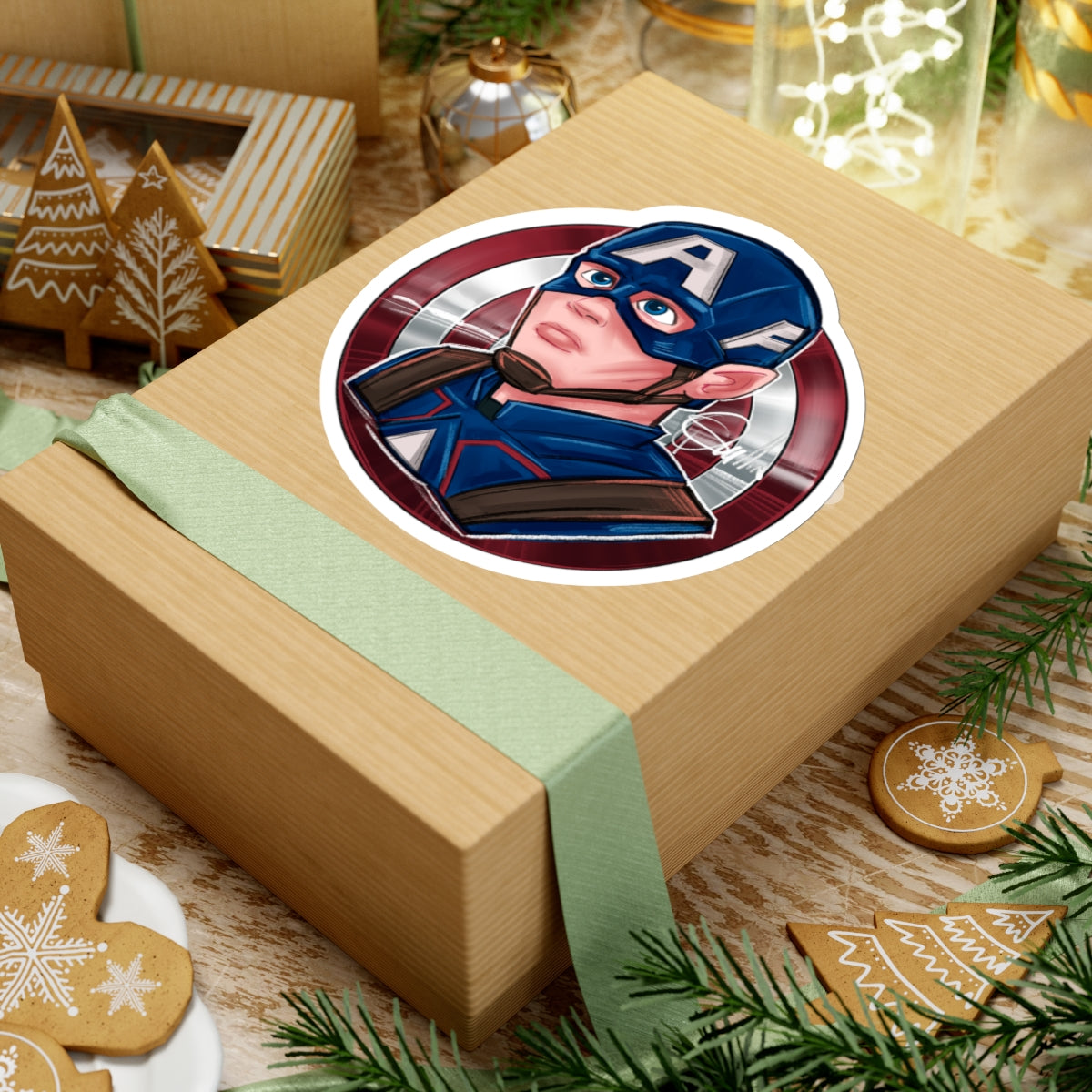 Captain America Kiss-Cut Stickers