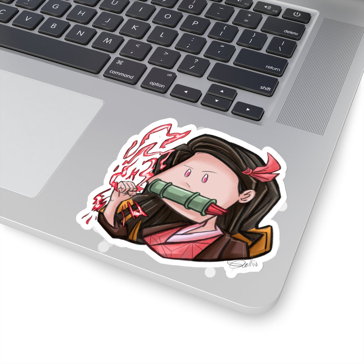 Demon Slayer Nezuko Kamado Kiss-Cut Stickers