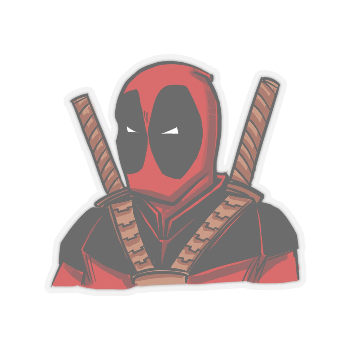 Deadpool Mouthy Merc Kiss-Cut Stickers