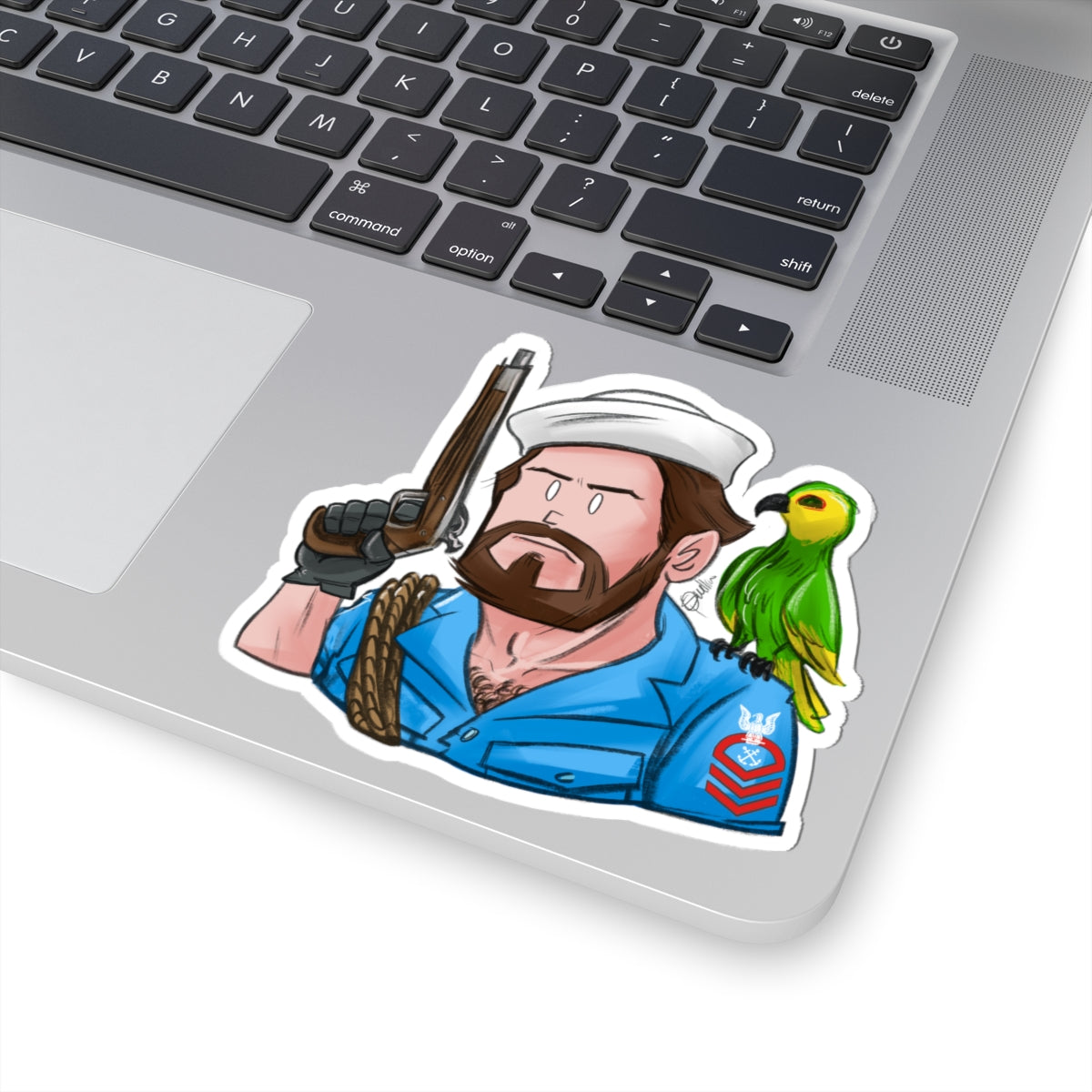 GI-Joe Shipwreck Kiss-Cut Sticker