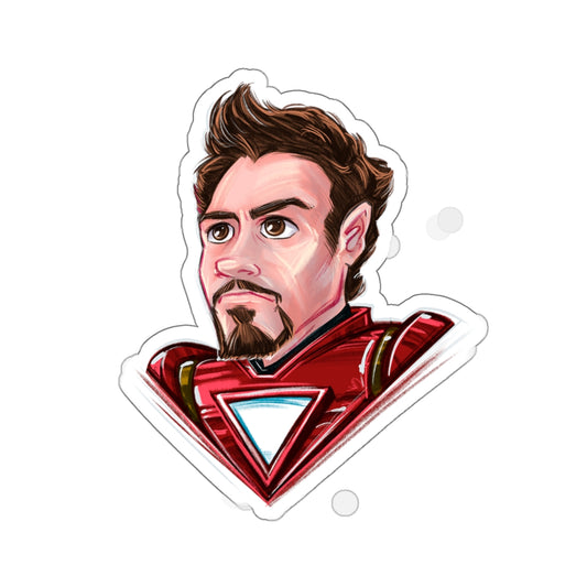 Tony Stark Iron Man Kiss-Cut Stickers