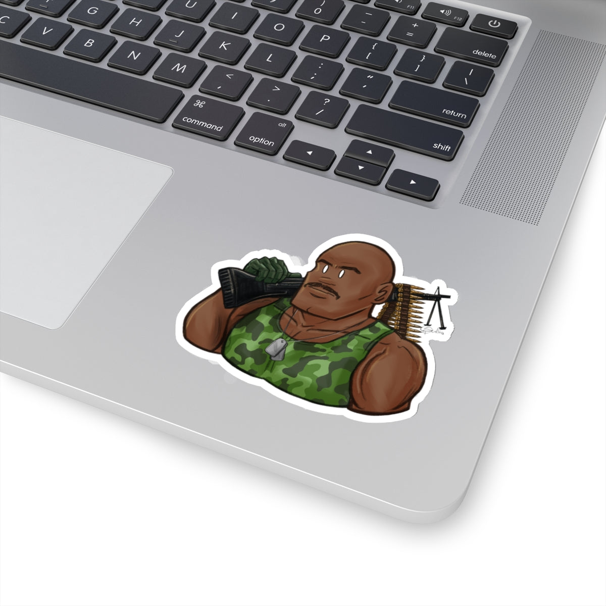 GI-Joe Roadblock Kiss-Cut Sticker