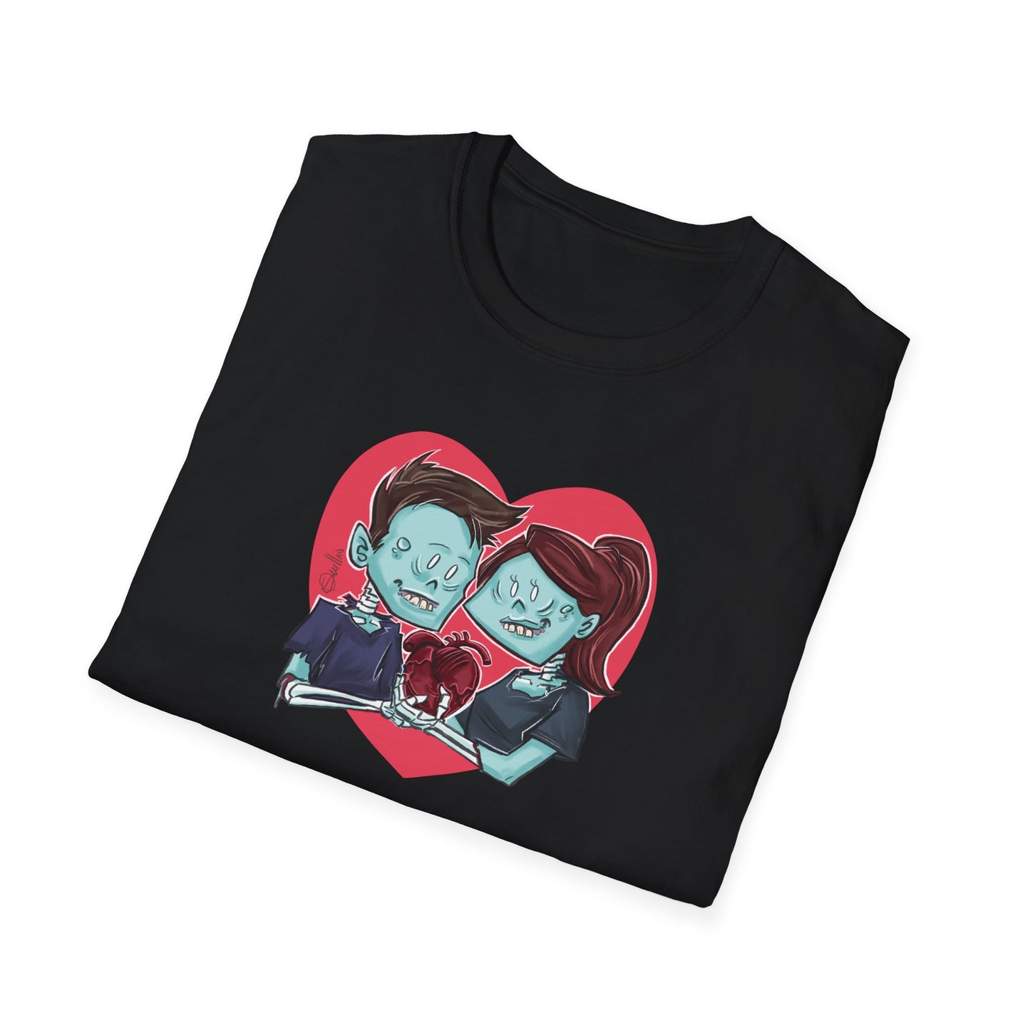 Cute Zombie Couple T-Shirt