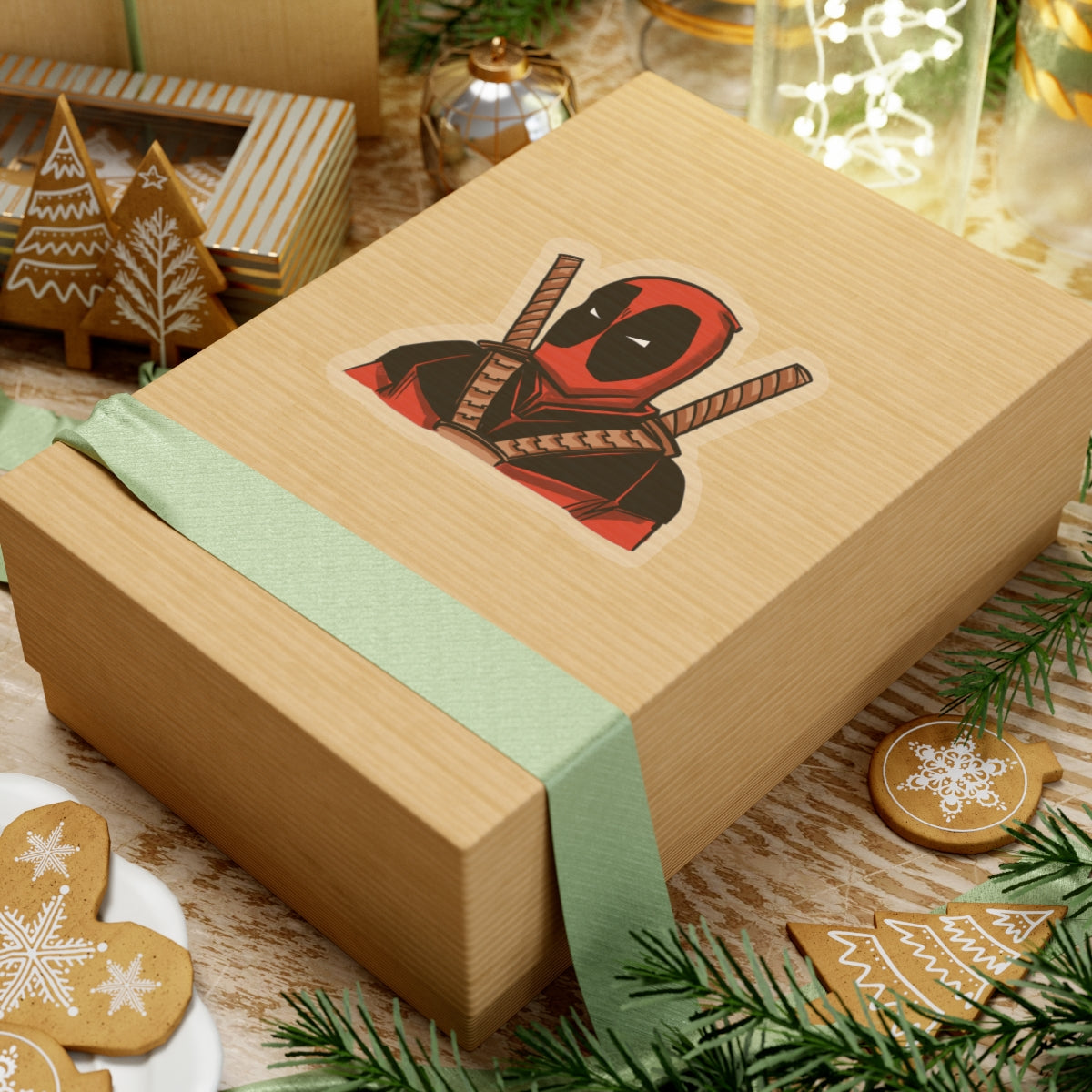 Deadpool Mouthy Merc Kiss-Cut Stickers