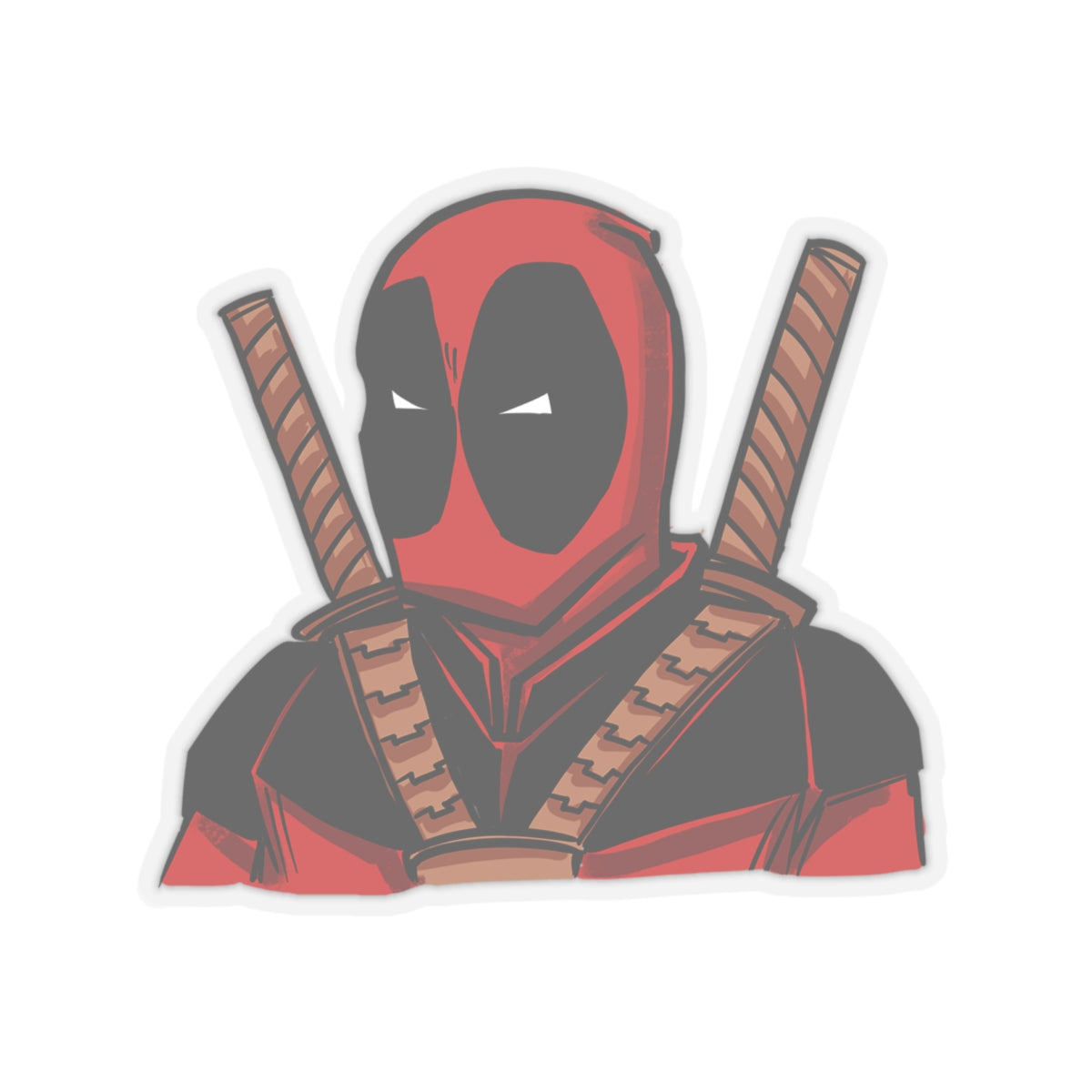 Deadpool Mouthy Merc Kiss-Cut Stickers