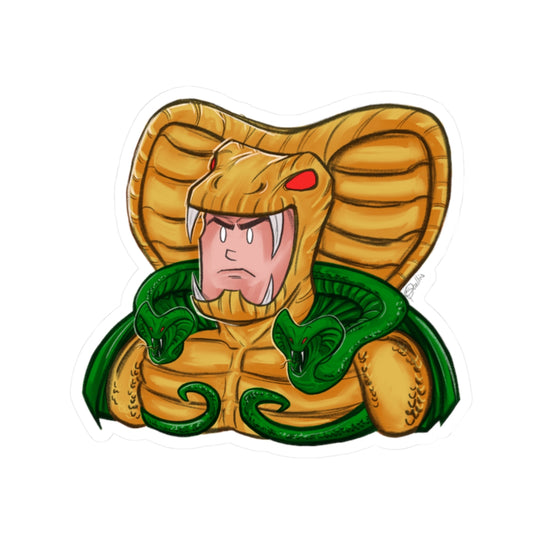 GI-Joe Serpentor Kiss-Cut Sticker