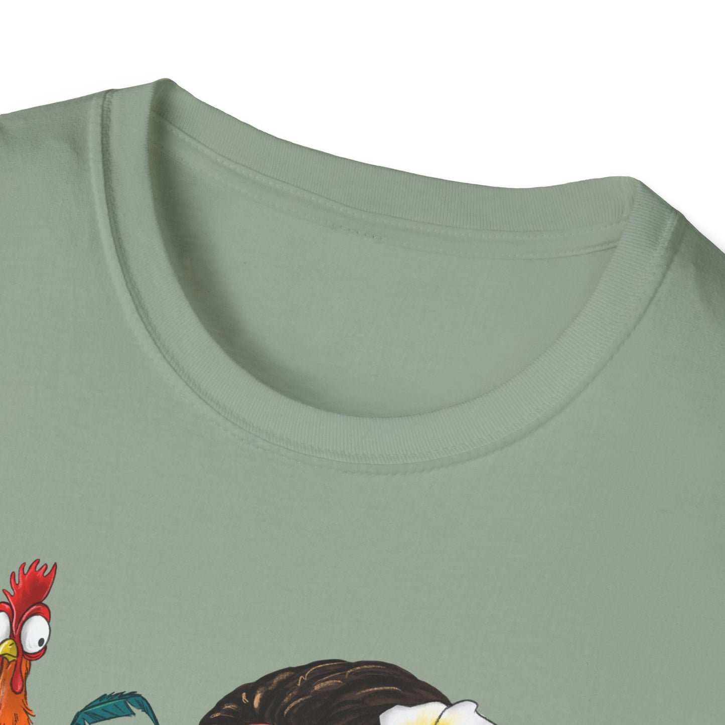 Moana riding the waves with Hei Hei and Pua T-Shirt