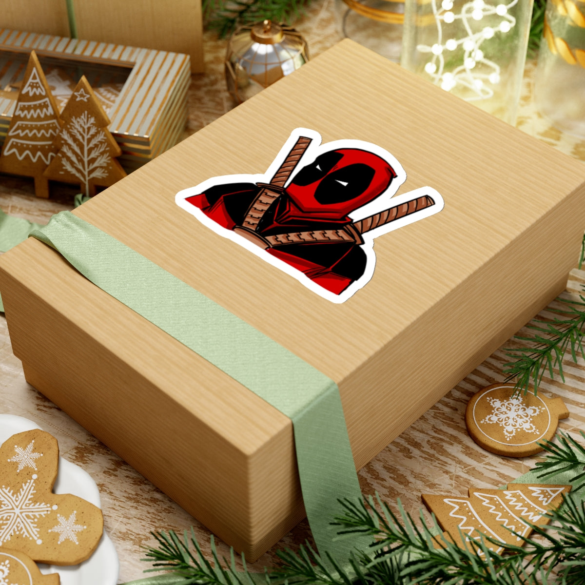 Deadpool Mouthy Merc Kiss-Cut Stickers