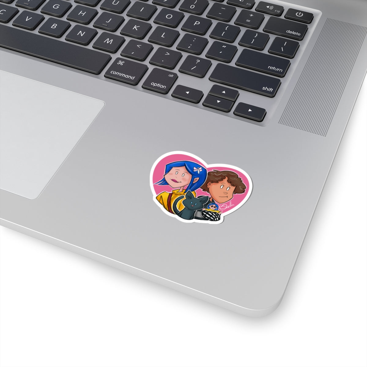 Whimsical Coraline & Wybie Kiss-Cut Stickers