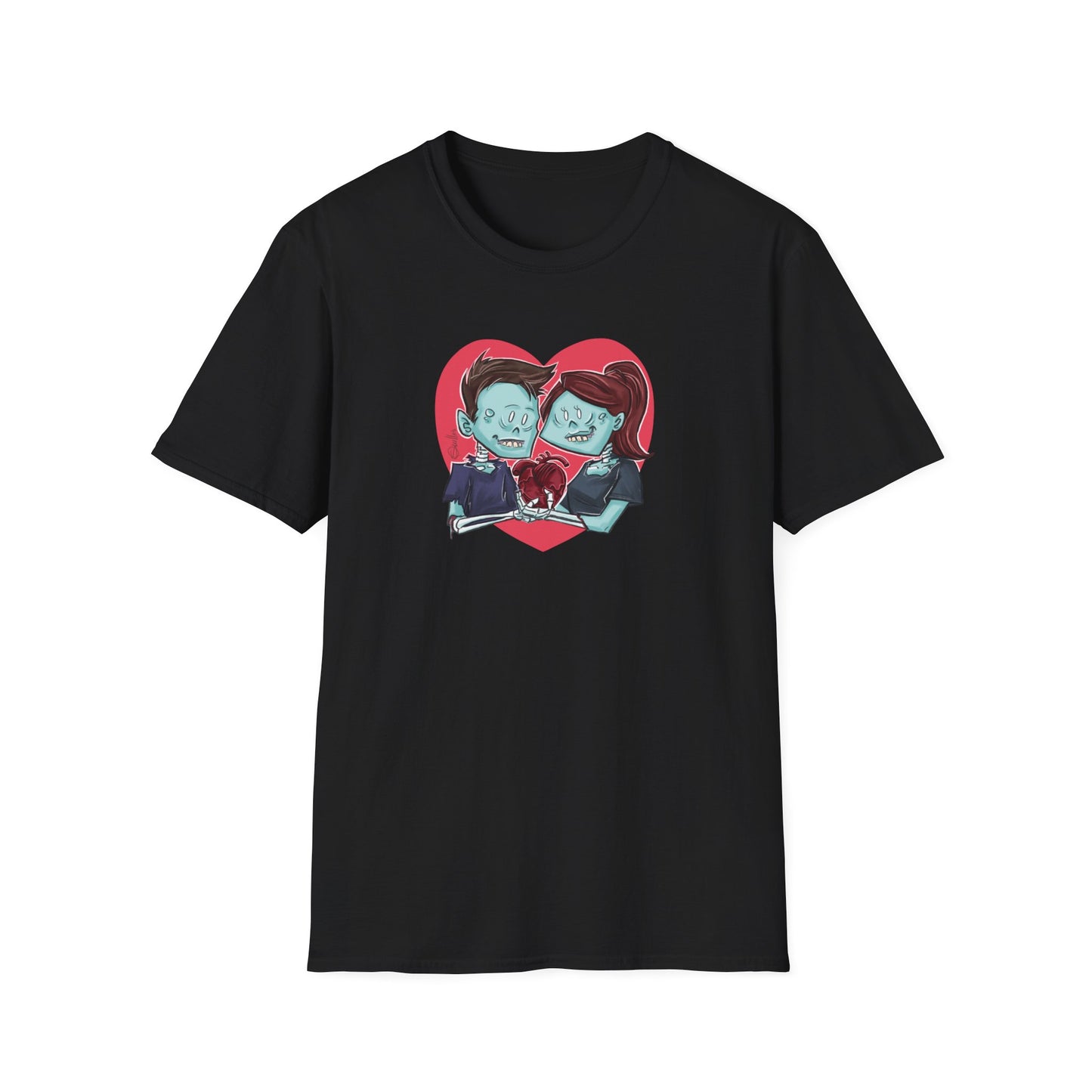 Cute Zombie Couple T-Shirt
