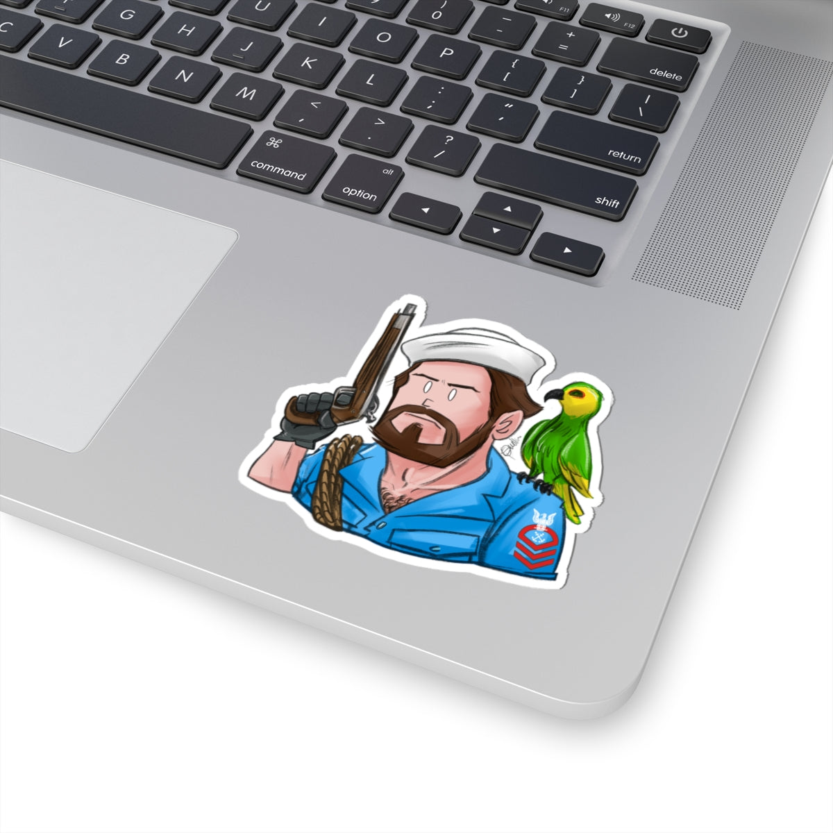 GI-Joe Shipwreck Kiss-Cut Sticker