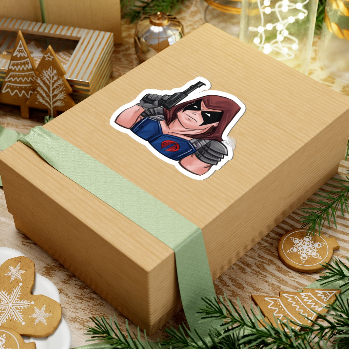 GI-Joe Zartan Kiss-Cut Sticker