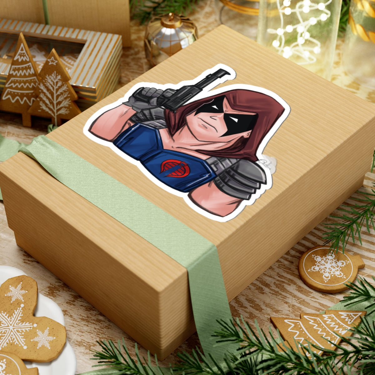 GI-Joe Zartan Kiss-Cut Sticker