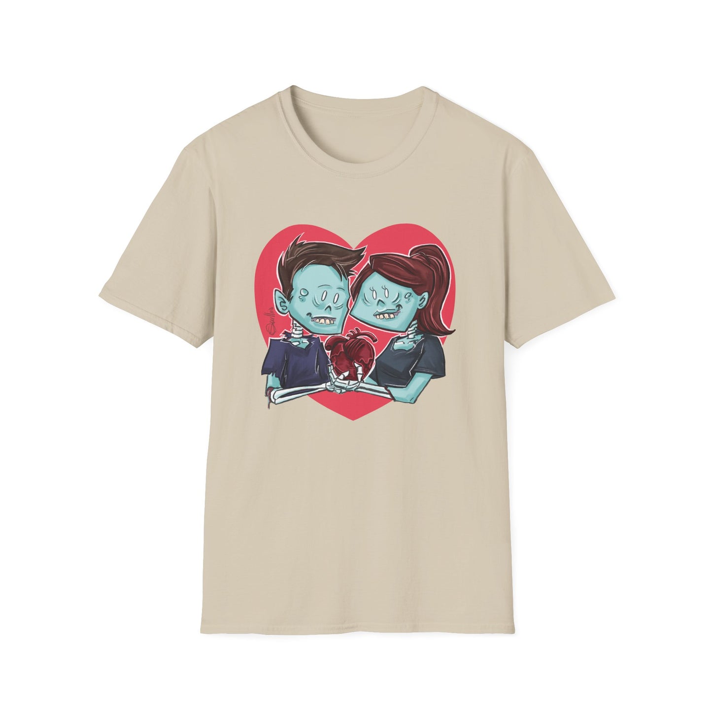 Cute Zombie Couple T-Shirt