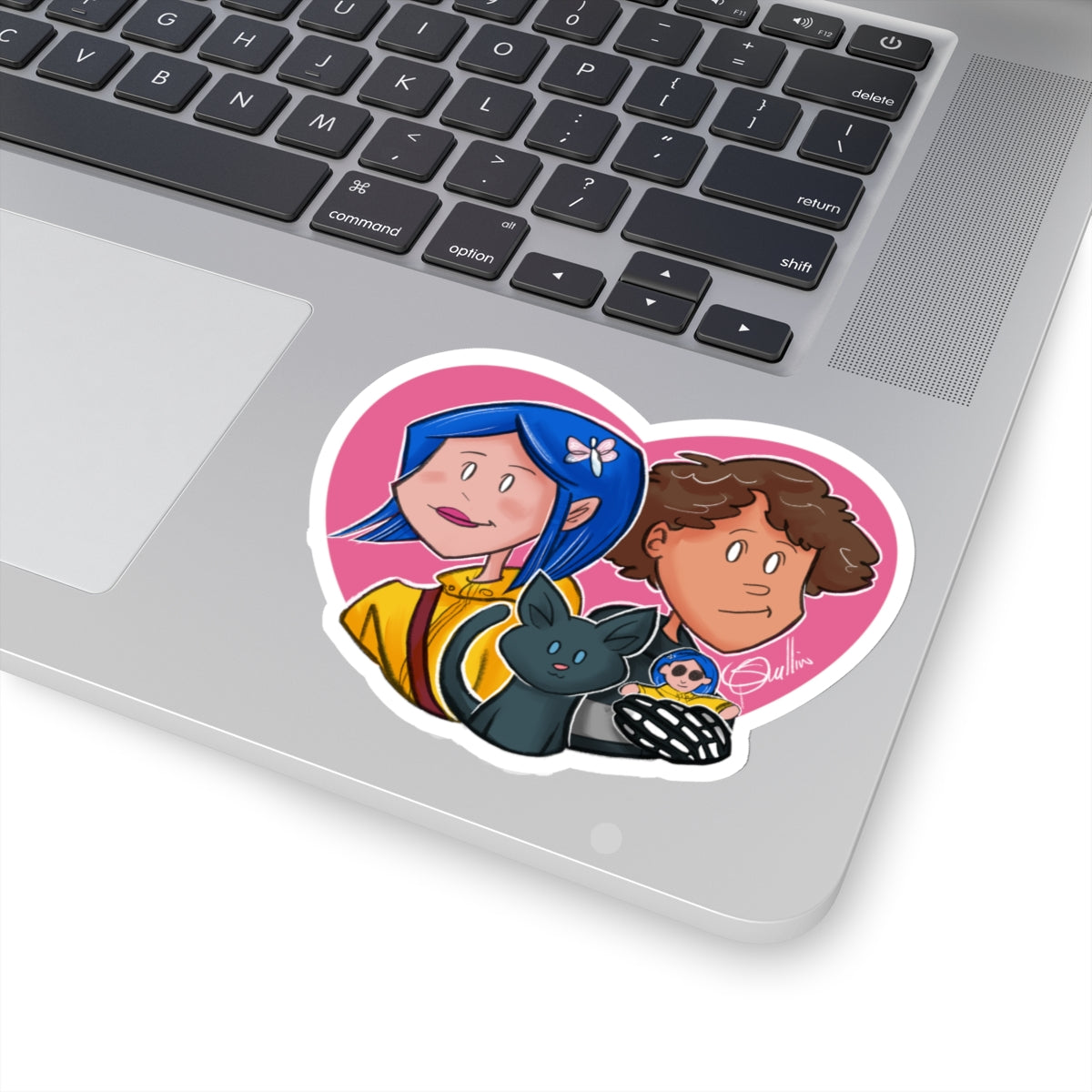 Whimsical Coraline & Wybie Kiss-Cut Stickers