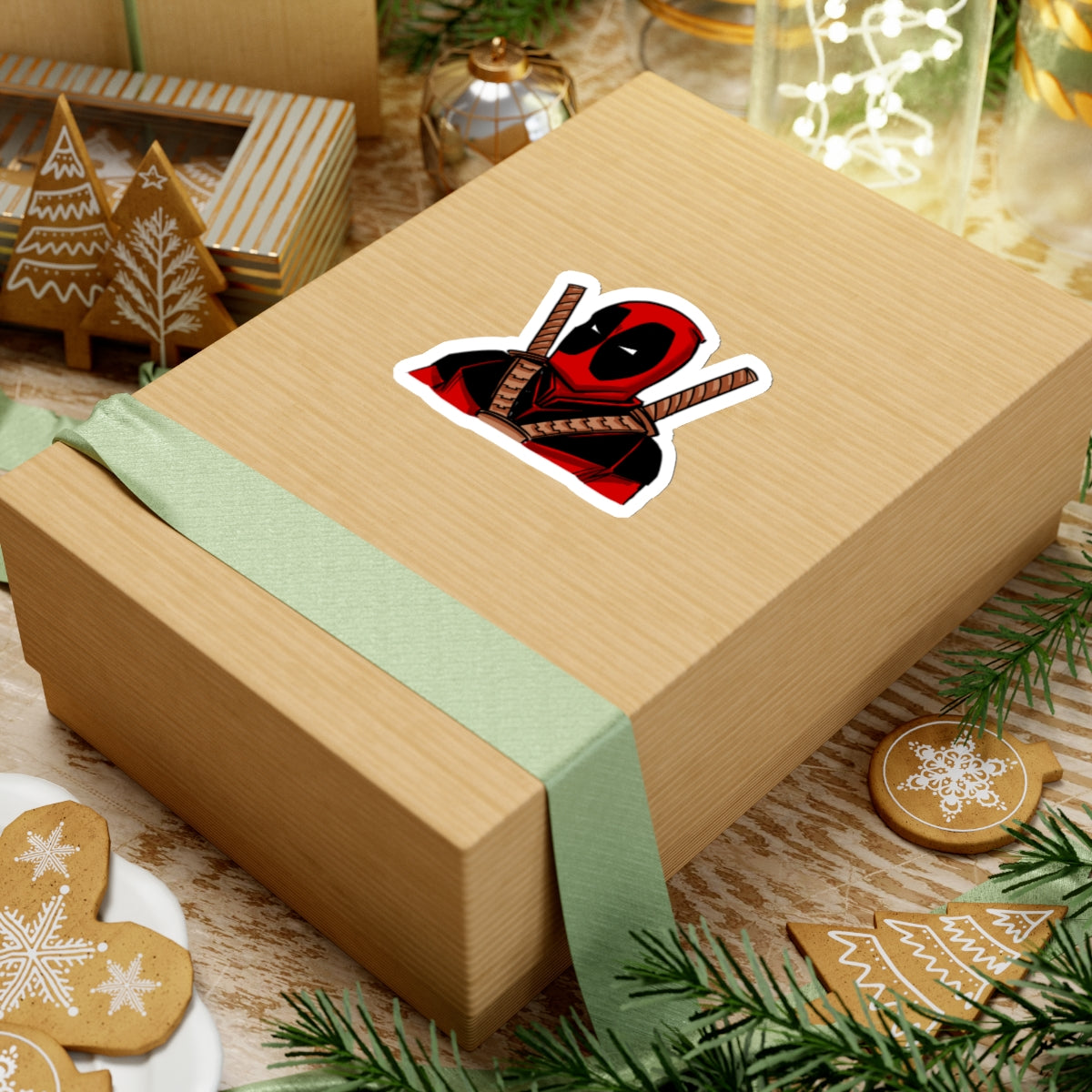 Deadpool Mouthy Merc Kiss-Cut Stickers