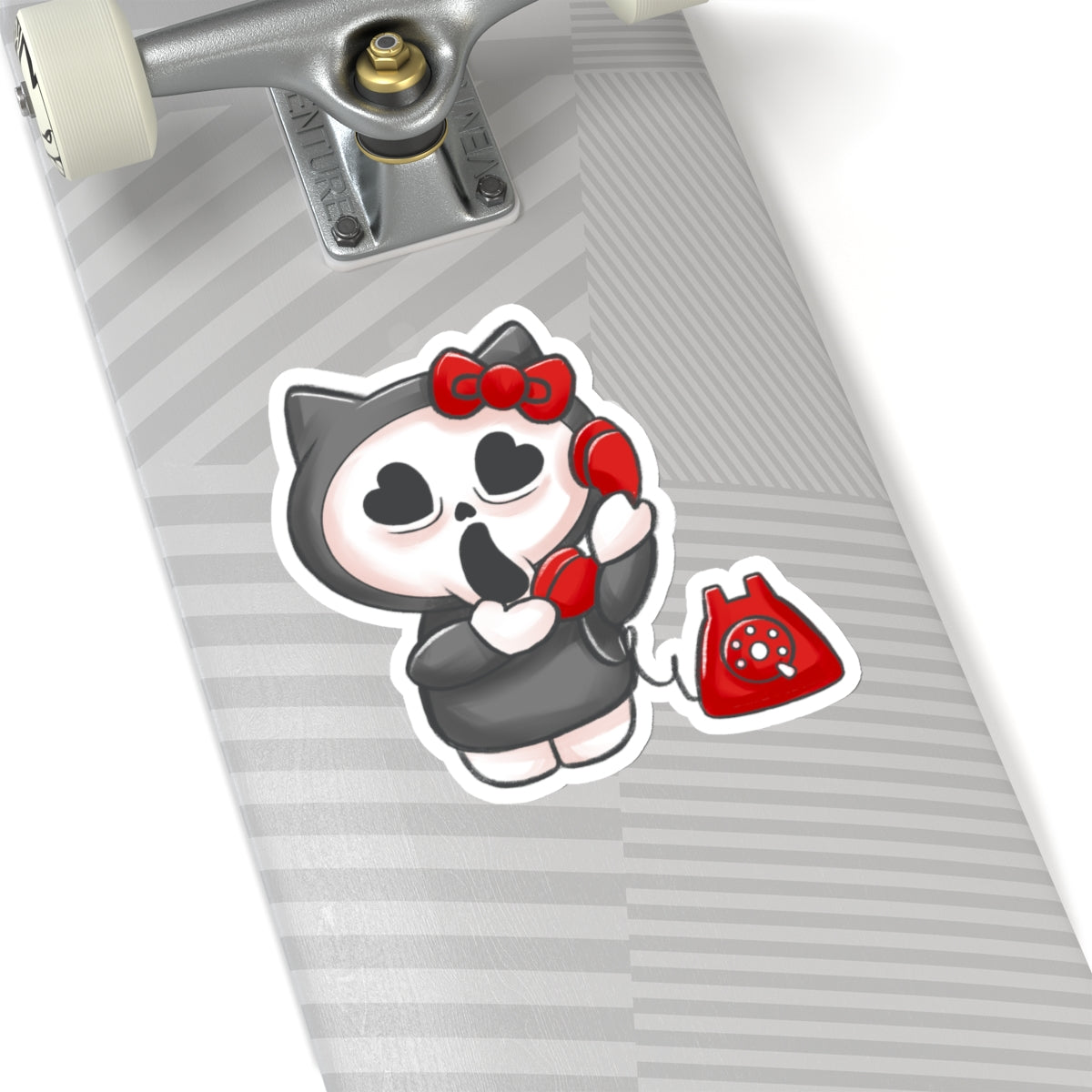 Scream Kitty Kiss-Cut Stickers