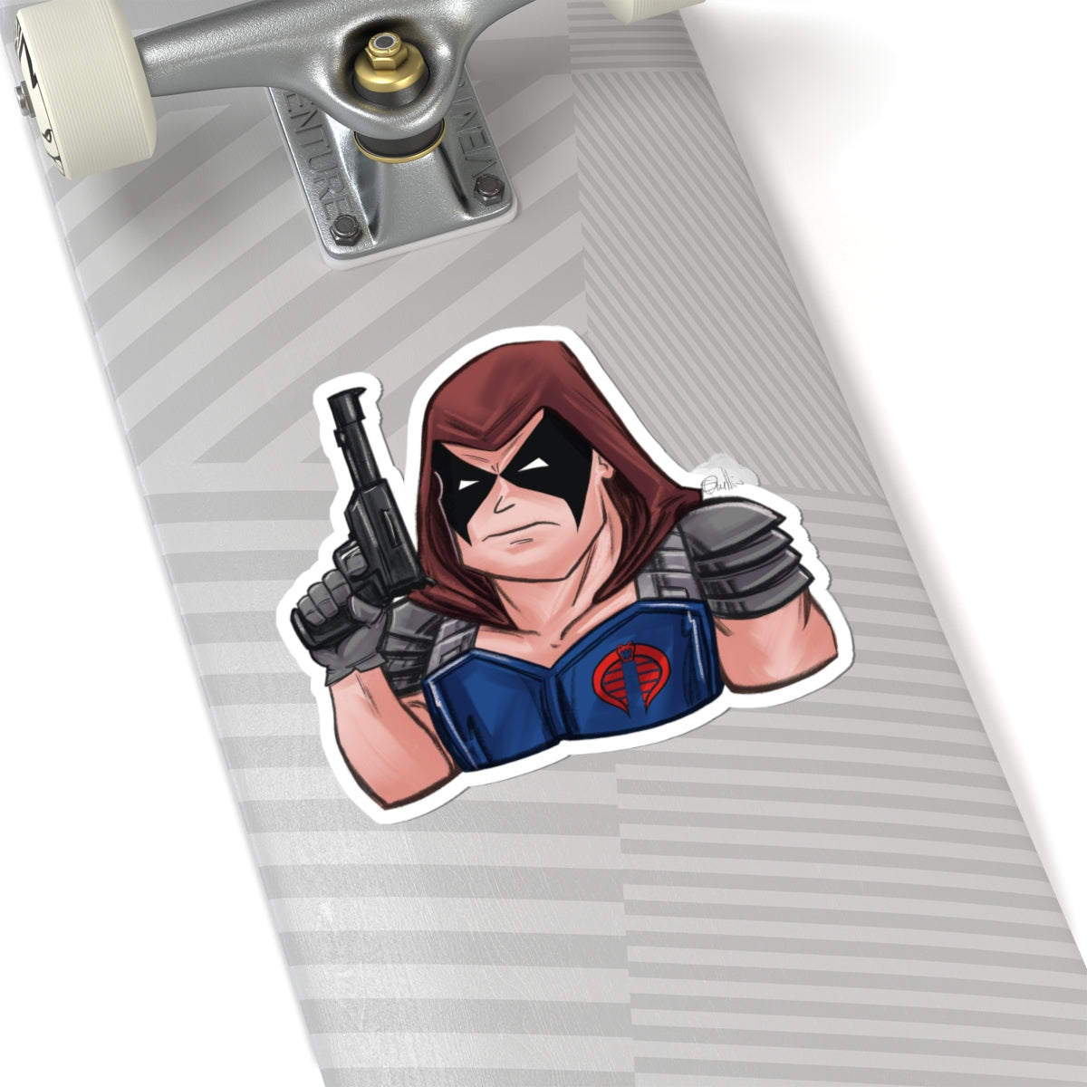 GI-Joe Zartan Kiss-Cut Sticker