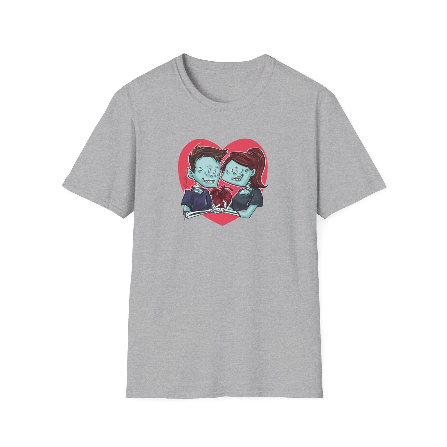Cute Zombie Couple T-Shirt