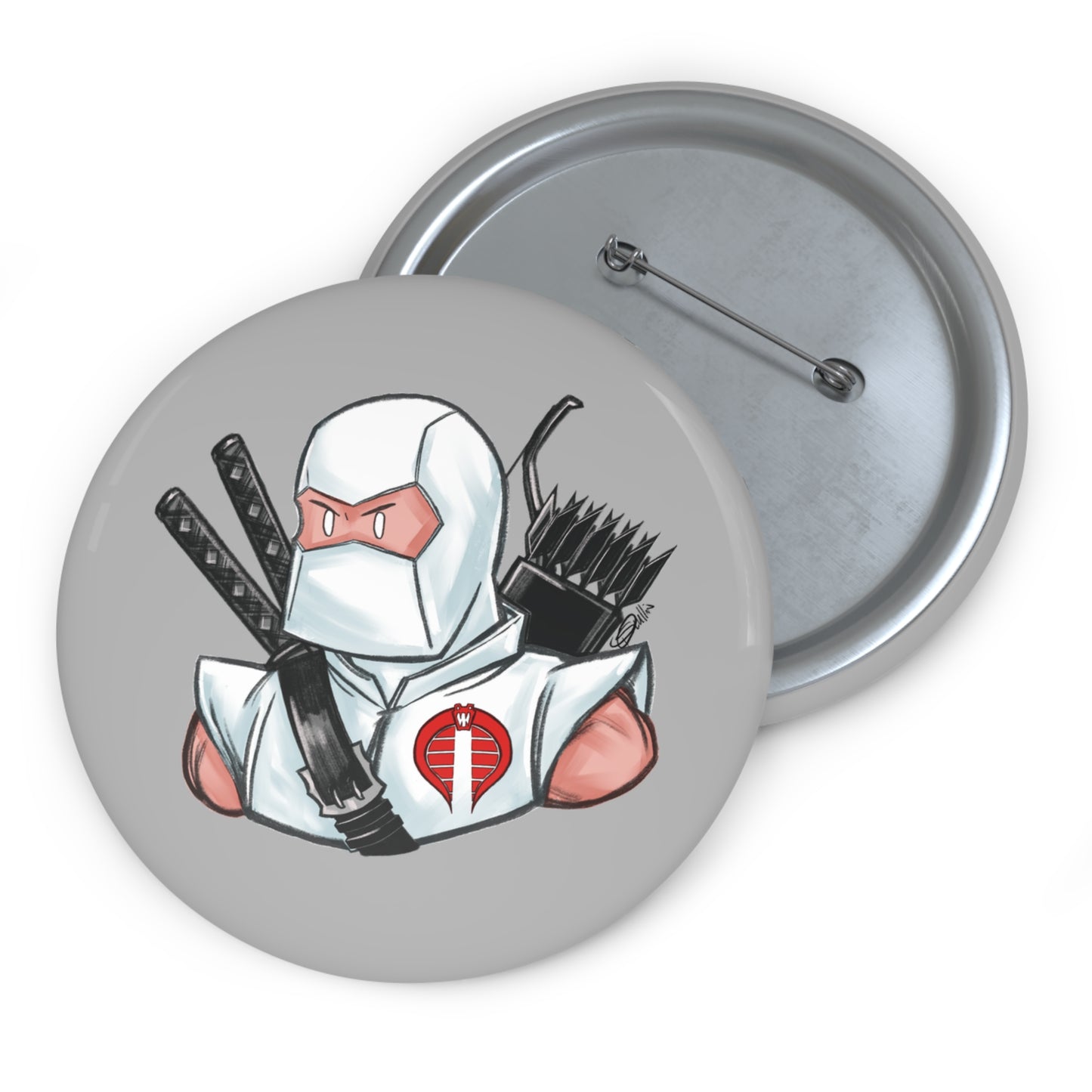 GI-Joe Storm Shadow Pin Button