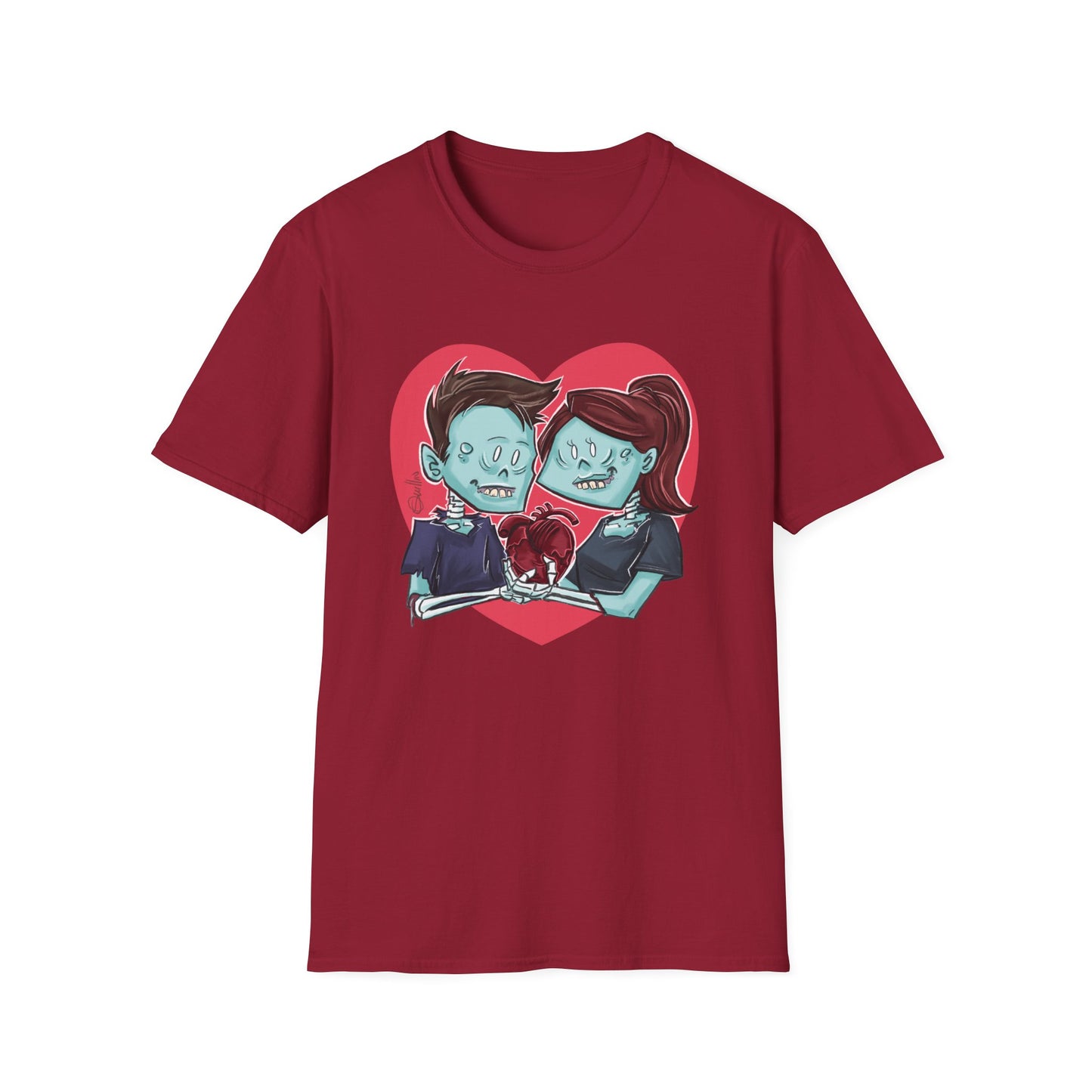 Cute Zombie Couple T-Shirt