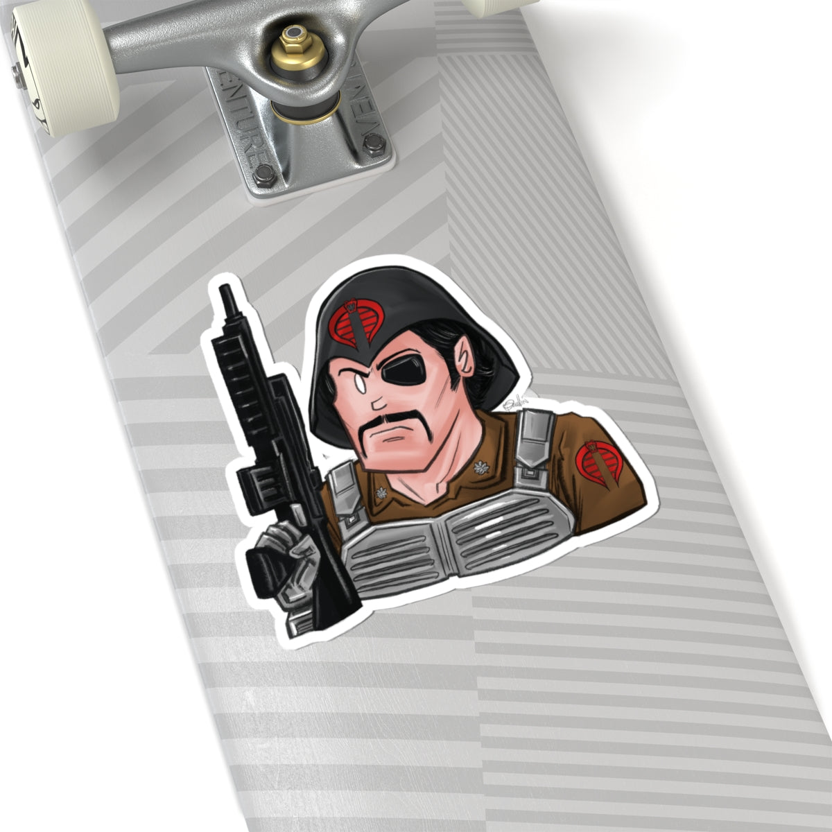 GI-Joe Major Bludd Kiss-Cut Sticker