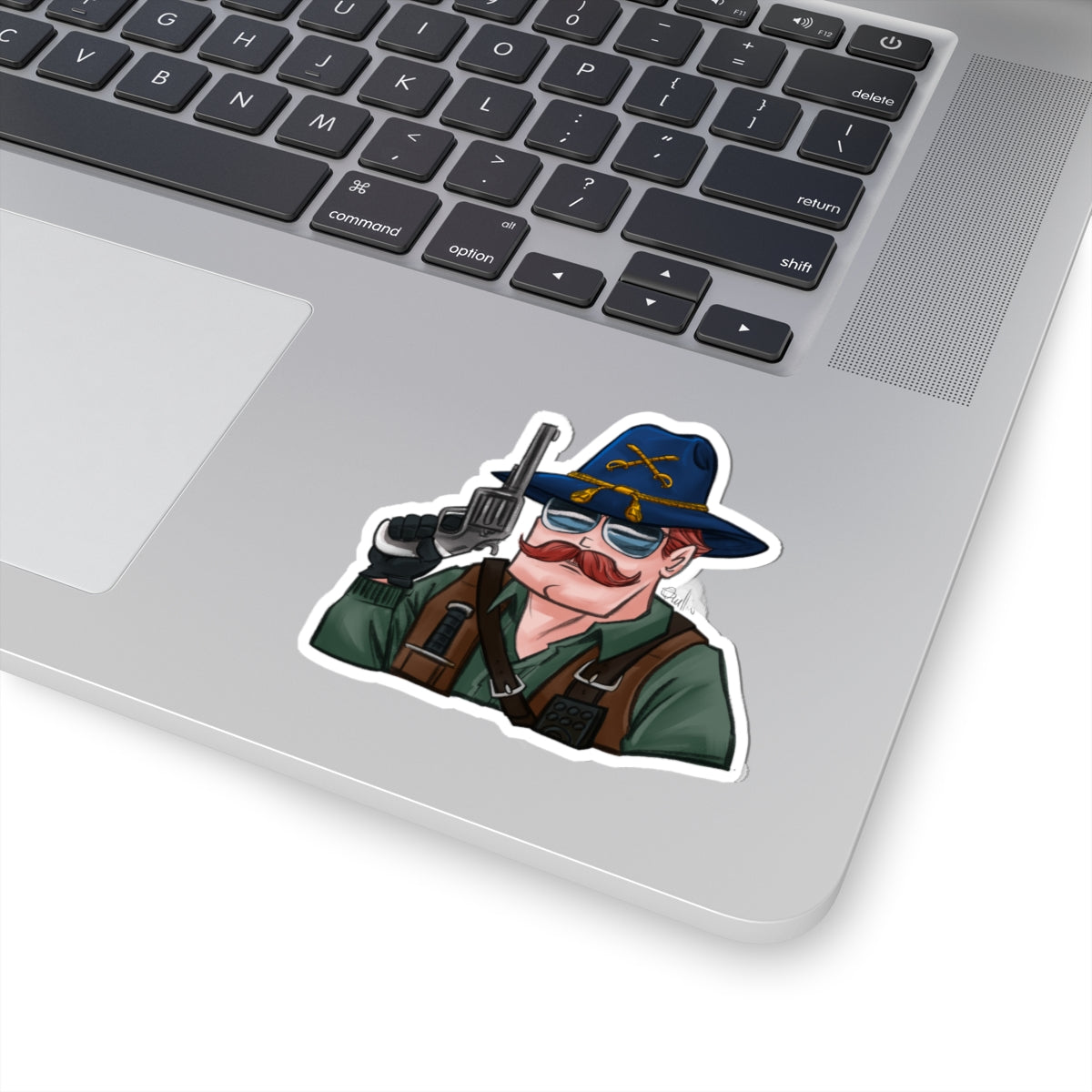 GI-Joe Wild Bill Kiss-Cut Sticker