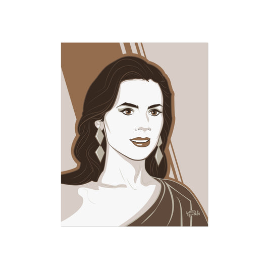 Diamond by Patrick Scullin. Elegant Fine Art Poster – Timeless Wall Décor for Home and Office