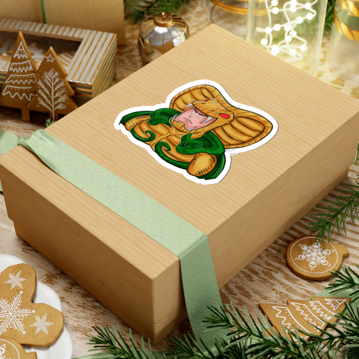 GI-Joe Serpentor Kiss-Cut Sticker