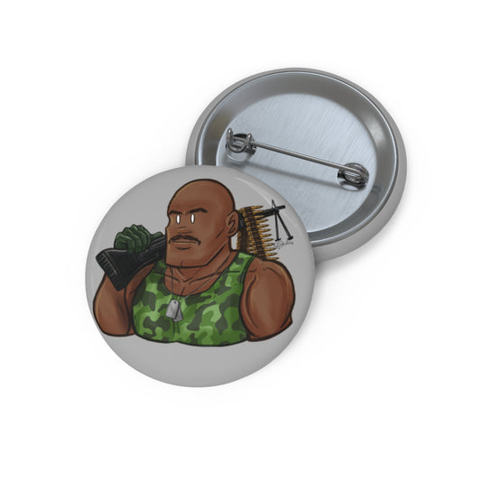 GI-Joe Roadblock Pin Buttons