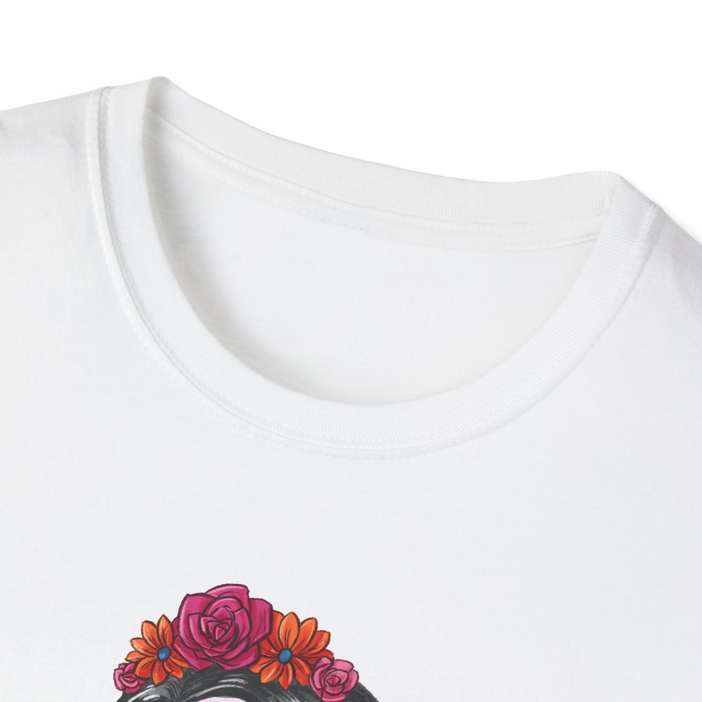 Floral Skull Dia de los Muertos Unisex T-Shirt