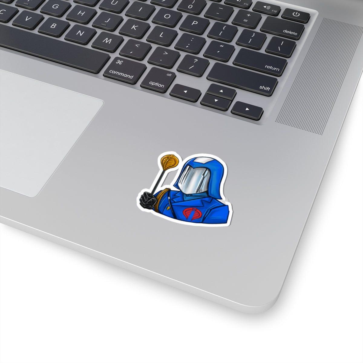 GI-Joe Cobra Commander Kiss-Cut Sticker