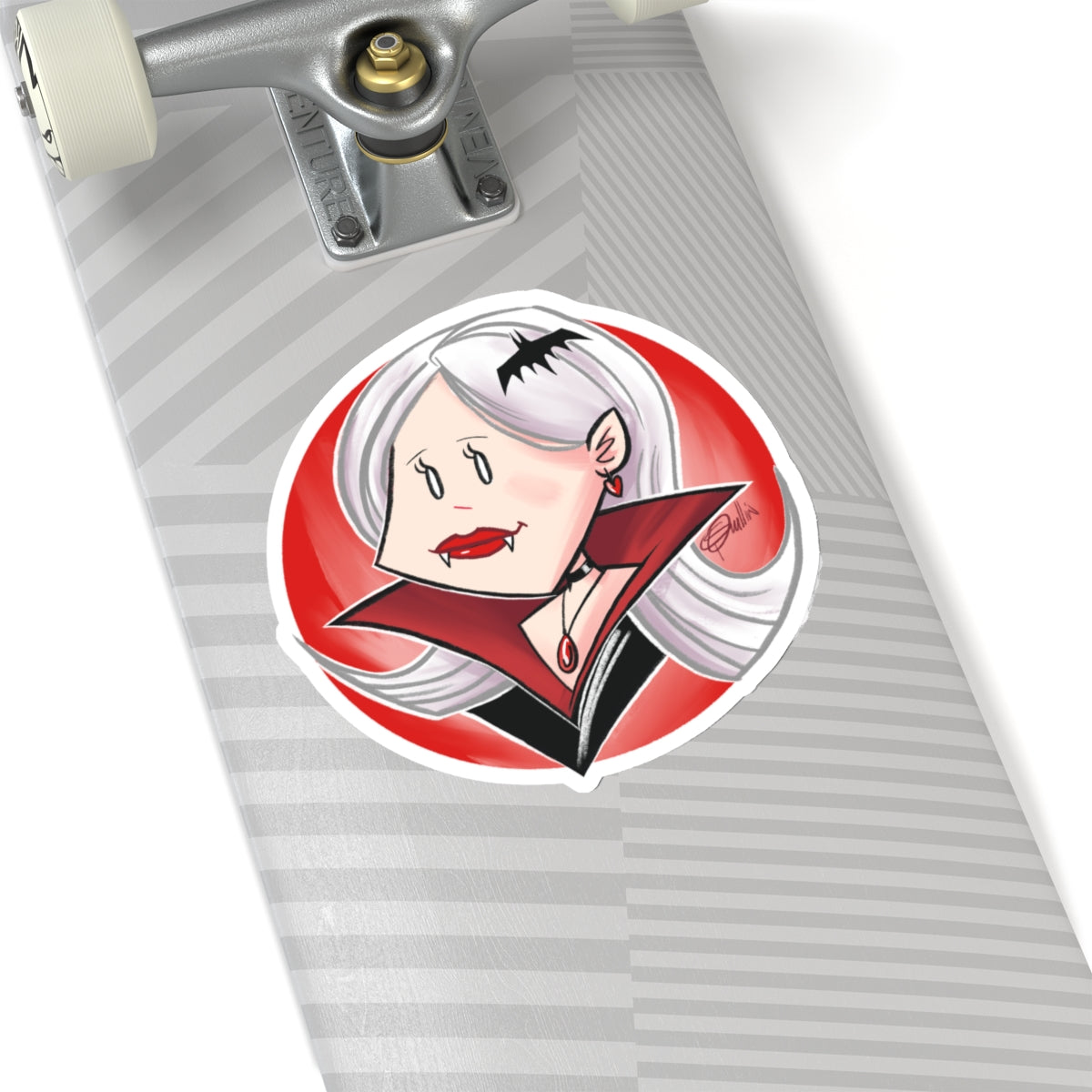 Vampire Girl Kiss-Cut Stickers